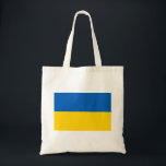Patriotische Ukraine-Flagge Tragetasche<br><div class="desc">Patriotische Flagge der Ukraine.</div>