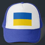 Patriotische Ukraine-Flagge Truckerkappe<br><div class="desc">Patriotische Flagge der Ukraine.</div>