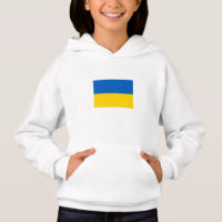 Patriotische Ukraine-Flaggen Kapuzenjacke