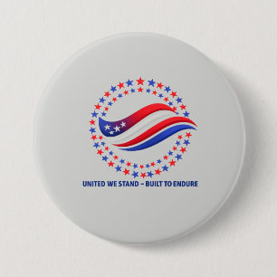 Patriotische Unabhängigkeitstagsbekleidung USA Ste Button