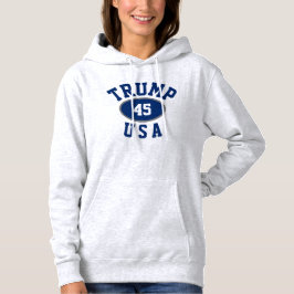 Patriotische Uni-Klassiker Trump 45 Hoody