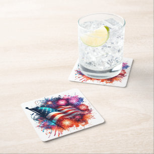 Patriotische Untersetzer