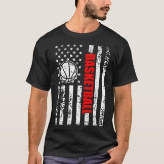 Patriotische US-amerikanische Flagge Baseball T-Shirt