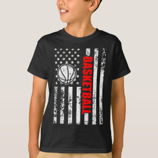 Patriotische US-amerikanische Flagge Baseball T-Shirt