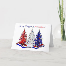 PATRIOTISCHE US-CHRISTMAS, Wächter, Küstenwache Feiertagskarte