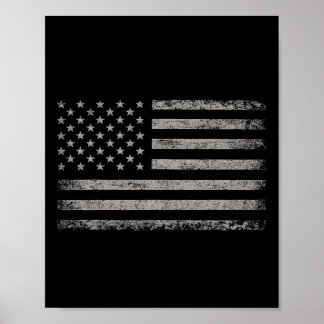 Patriotische US-Flagge 4. Juli für Männer Frauen K Poster