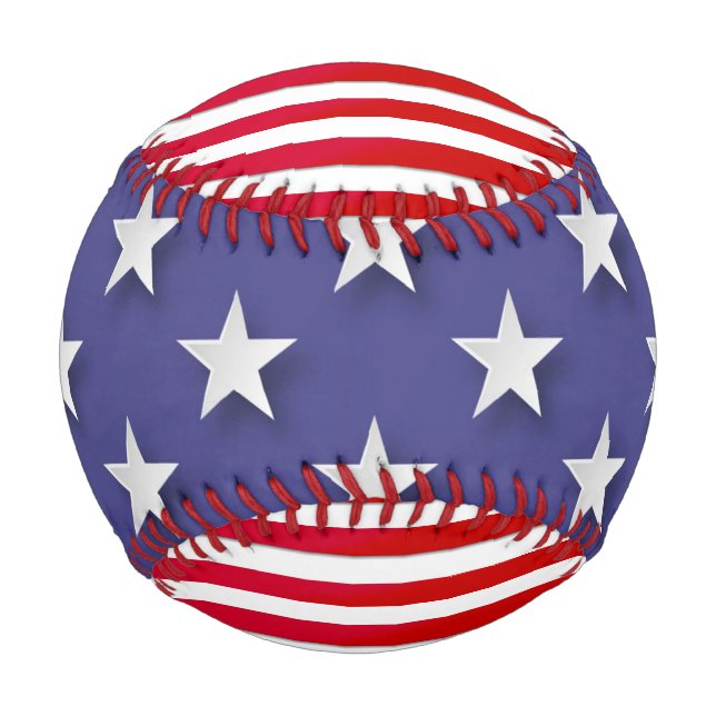 Patriotische US Flagge Baseball (Vorderseite)