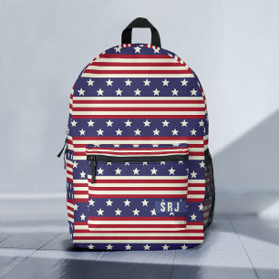 Patriotische US Flagge Bedruckter Rucksack