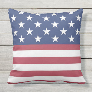 Patriotische US Flagge Design Outdoorkissen Kissen
