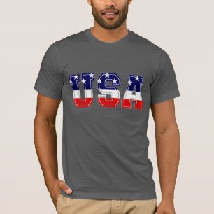 Patriotische US Flagge T-Shirt