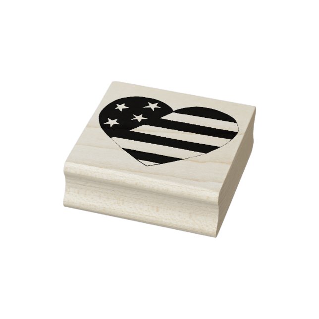 Patriotische US Flagge USA Flaggen Amerika Gummistempel (Stempel)