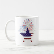 Patriotische US-Tasse
