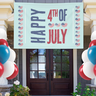 Patriotische USA-Amerikanische Flagge 4. Juli Banner