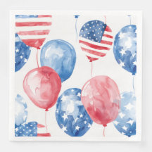 Patriotische USA-Ballons