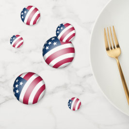 Patriotische USA Flag Cool, Spaß Konfetti