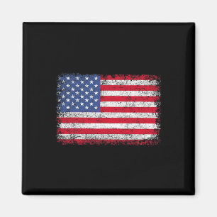 Patriotische USA-Flagge 4. Juli für Männer Frauen Magnet