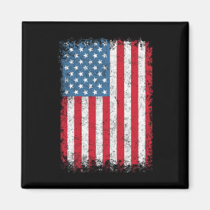 Patriotische USA-Flagge 4. Juli für Männer Frauen Magnet