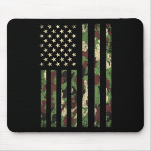 Patriotische USA-Flagge 4. Juli Männer Frauen Jung Mousepad