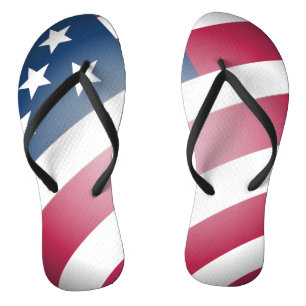 Patriotische USA-Flagge, Cool Flip Flops