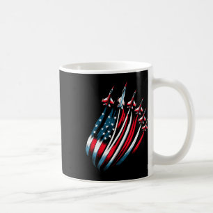 Patriotische USA-Flagge-Kampfjets-Jungs-4. Juli Kaffeetasse