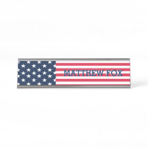 Patriotische USA-Flagge 🇺 Monogramm für 🇸 Stars 