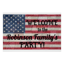Patriotische USA-Flagge - Text zur Stone-Wall-Kall