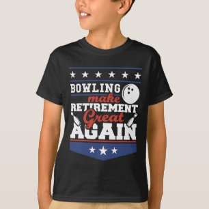 Patriotische USA machen Bowling wieder groß T-Shirt