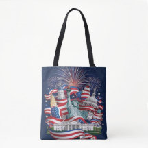 Patriotische USA-Tasche – doppelseitige amerikanis
