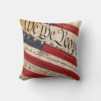 Patriotische Verfassung Pillow Kissen