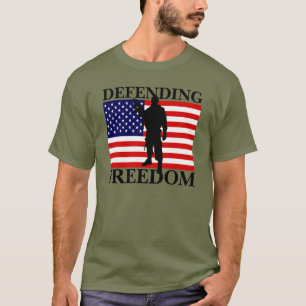 Patriotische Verteidigung der Freiheit T-Shirt