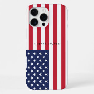 Patriotische vertikale amerikanische Flagge der Ve iPhone 16 Pro Max Hülle
