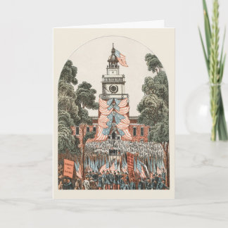Patriotische Vintage US-Flaggen 1894 Weihnachten