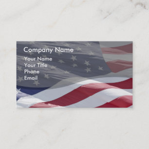 Patriotische Visitenkarte