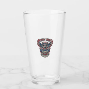 Patriotische Wächtermaske Freiheit Militär Inspiri Glas