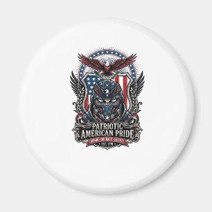 Patriotische Wächtermaske Freiheit Militär Inspiri Magnet