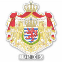 Patriotische Wappenmeere in Luxemburg