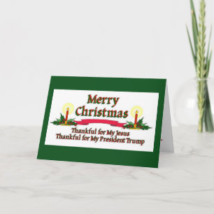 Patriotische Weihnachten Jesus Trump