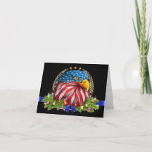 Patriotische Weihnachtskarte