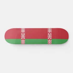 Patriotische weißrussische Flagge Skateboard