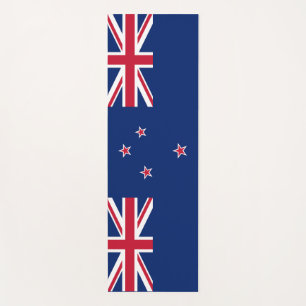 Patriotische Yoga Mats mit der Flagge Neuseelands Yogamatte