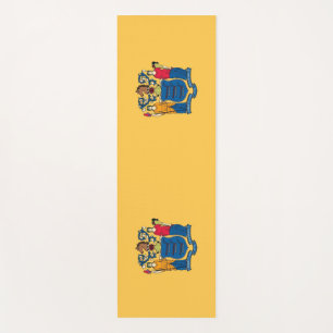 Patriotische Yoga Mats mit der Flagge New Jersey Yogamatte