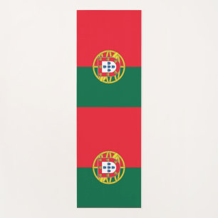 Patriotische Yoga Mats mit der Flagge Portugals Yogamatte