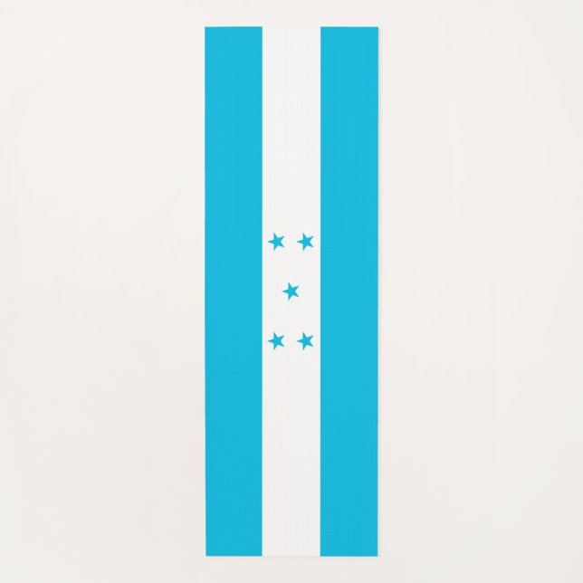 Patriotische Yoga Mats mit der Flagge von Honduras Yogamatte (Vorderseite)