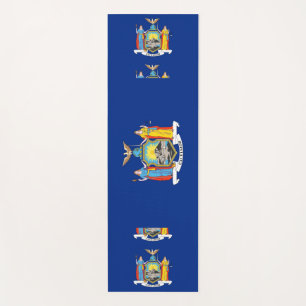 Patriotische Yoga Mats mit der Flagge von New York Yogamatte
