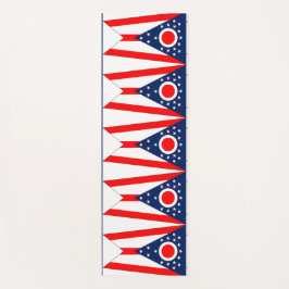 Patriotische Yoga Mats mit der Flagge von Ohio, US Yogamatte
