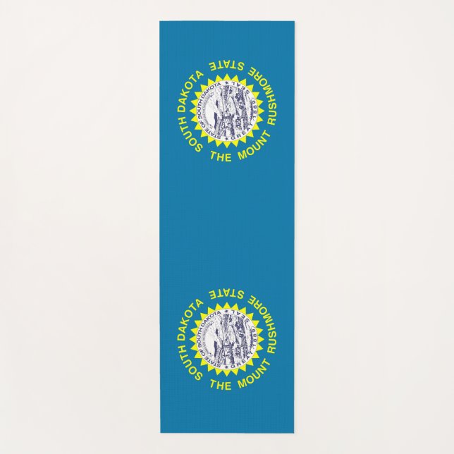 Patriotische Yoga Mats mit der Flagge von South Da Yogamatte (Vorderseite)
