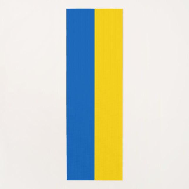 Patriotische Yoga Mats mit Flagge der Ukraine Yogamatte (Vorderseite)