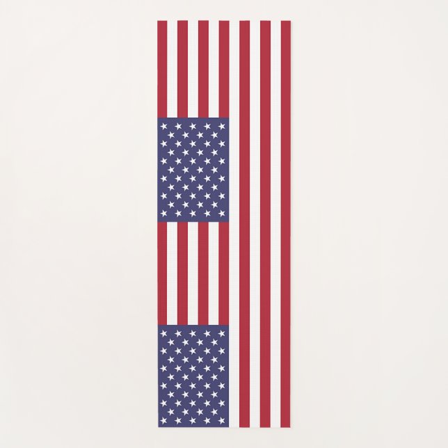 Patriotische Yoga Mats mit Flagge der USA Yogamatte (Vorderseite)