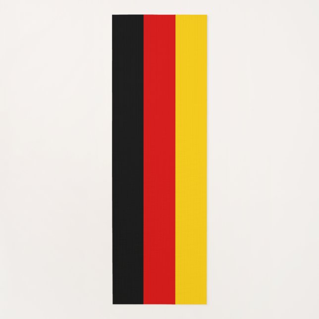 Patriotische Yoga Mats mit Flagge Deutschlands Yogamatte (Vorderseite)