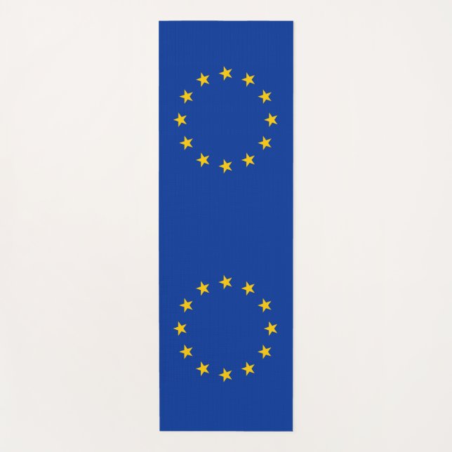 Patriotische Yoga Mats mit Flagge Europas Yogamatte (Vorderseite)